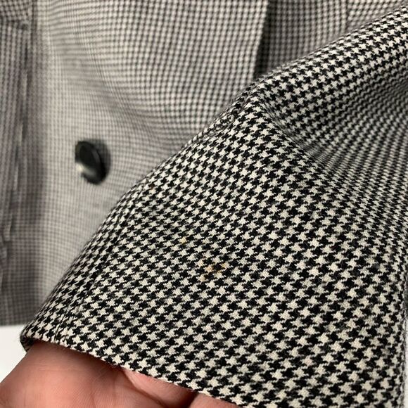 Jones New York Collection Blk/Wht Pattern Blazer - Picture 5 of 9